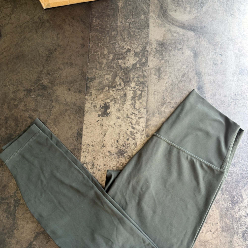 Lululemon 25" Olive Green Leggings